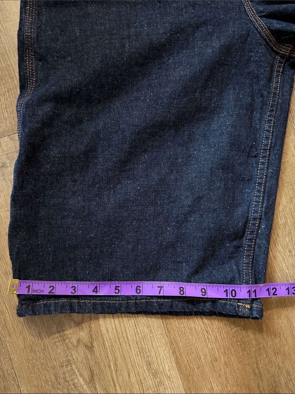 Urban Outfitters BDG Carpenter Denim Shorts Jorts Size 27 - Picture 12 of 13